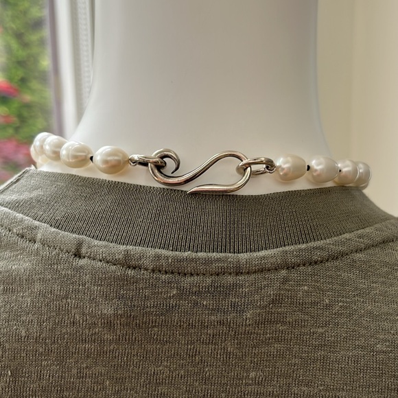 Sophie Buhai Art Deco White Pearl Necklace - Picture 6 of 8